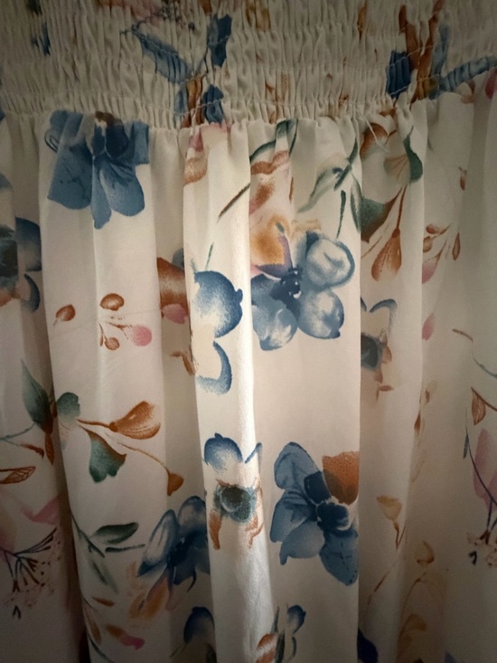 Baltic Born White Floral Smocked Square-Neck Maxi Dress - Picture 8 of 12